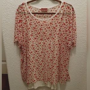 Mesh Shirt Cute Casual